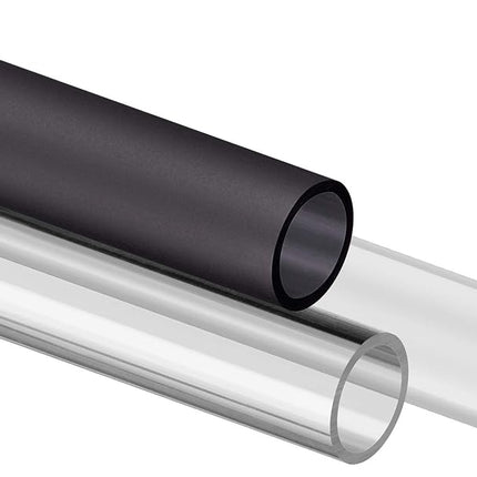 CORSAIR Hydro X Series XT Tube rigide 12 mm (Tube droit en PMMA, Construction résistante, Facile à couper) Transparent Satiné