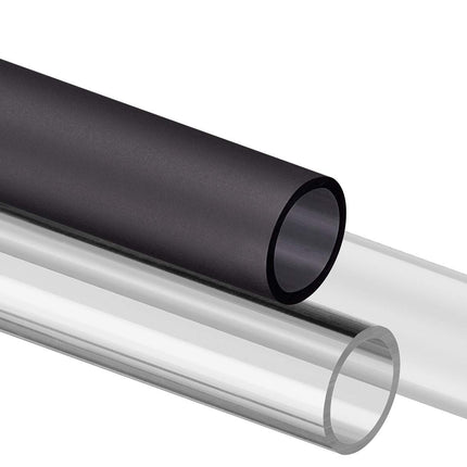 CORSAIR Hydro X Series XT Hardline 12mm Tubing (Straight-Line PMMA Tubing, Resilient Construction, Easy to Cut) Satin Transparent