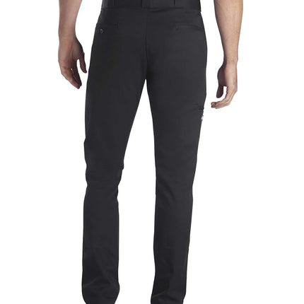 Dickies Men's Skinny Straight Fit Work Pant, Charcoal, 33x32