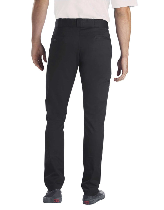 Dickies Men's Skinny Straight Fit Work Pant, Charcoal, 33x32