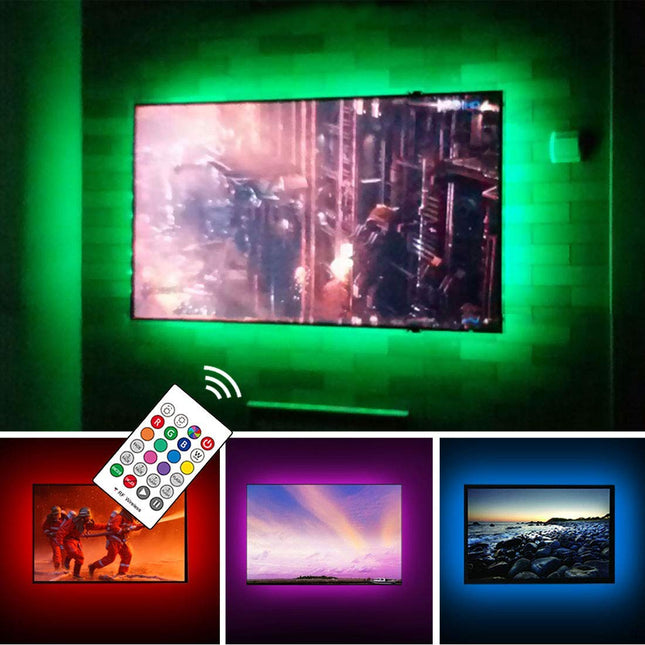USB Powered LED Strip Lights TV Backlights Kit for