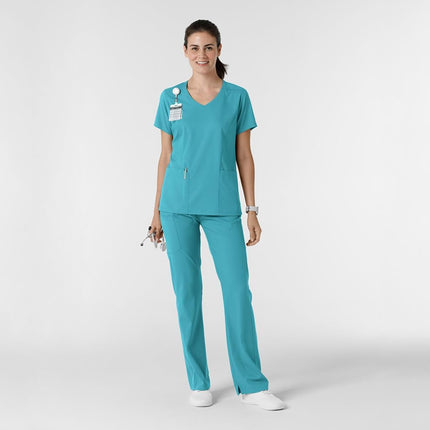 WonderWink Women's Bootcut Scrub Pant, Teal, 4X