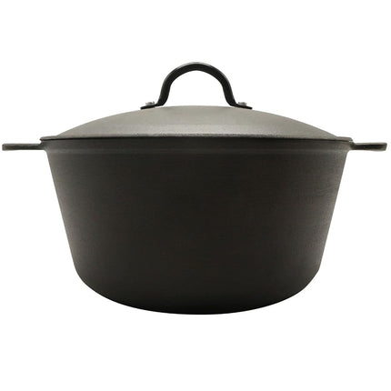 KOOMADE Dutch Oven Pot with Lid- 5.2 Quart Enameled Cast Iron Round Dutch Oven Stockpot With Dual Handles- Oven Safe up to 500°F, Heavy Duty Nonstick Cookware Safe for Bread Baking, Stews, Braising