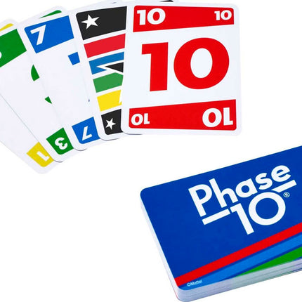 UNO, Phase 10 y Pic Flip Bundle Tin, 3 juegos de cartas Mattel para jugadores de 7 años en adelante, lata de almacenamiento decorativa, regalo para niños, familia y noche de juegos para adultos de 7 años en adelante