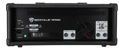Rockville RPM85 2400w Powered 8 Channel Mixer, USB, 5 Band EQ, Effects/Bluetooth