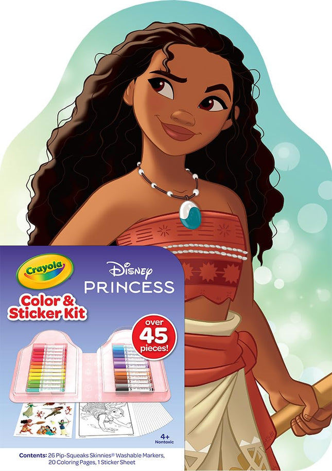 Crayola Disney Princess Color & Activity Set, 20 C