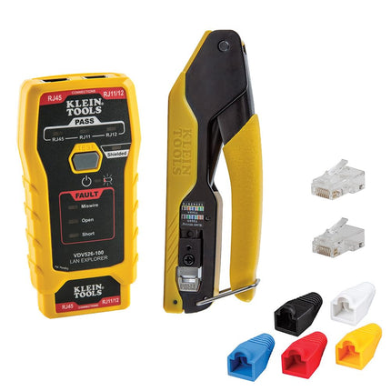 Klein Tools 80093 Cable Tester, VDV LAN Kit with L