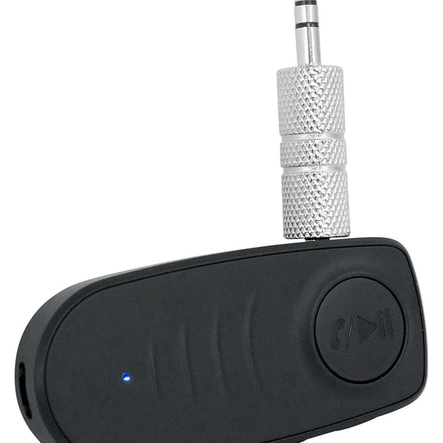 Rockville A2BT Rechargeable Aux to Bluetooth Adapter for Car/Home/Pro Audio Use