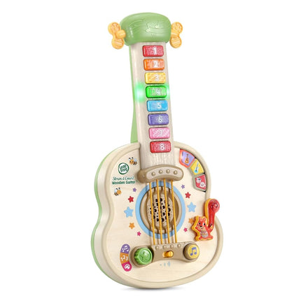 LeapFrog Strum and Count Wooden Guitar Musical Toy for Toddlers