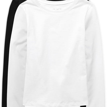 The Children's Place, Lot de 2, noir/blanc, M