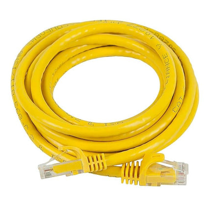 Monoprice 111390 Flexboot Series Cat5e 24AWG UTP Ethernet Network Cable and #44, 7', Yellow