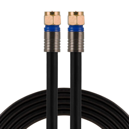 GE RG6 Coaxial Cable, 100 ft. F-Type Connectors, Q