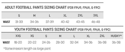 CHAMPRO Man-Up - Ceinture 7-pads, blanc, adulte 3X-Large (FPGU7AW3X)
