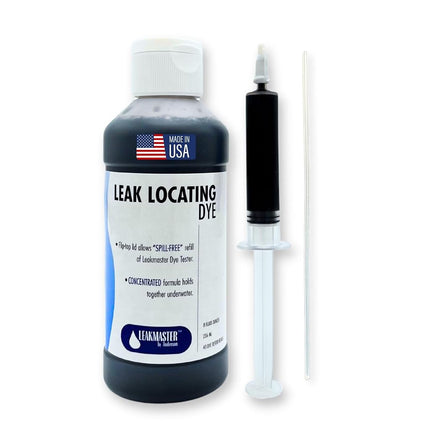 Leakmaster BLUEDYE8OZ Pool DYE Leak Detection, Blue