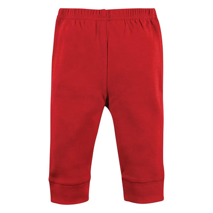 Hudson Baby Pantalones y Leggings de Algodón para Bebés Niñas, Copo de Nieve Dorado, 4T