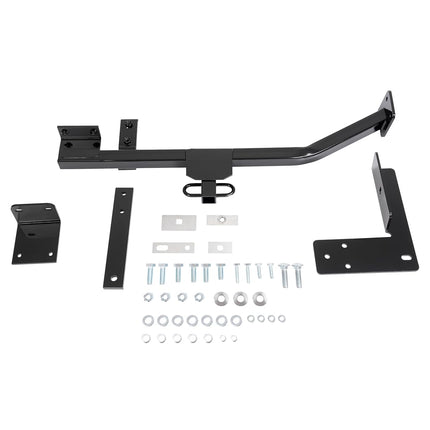 Enganche de remolque ALMULOO Clase 1 Receptor de 1.25" compatible con Volkswagen Jetta 2005-2014, Volkswagen Golf 2010-2014, recubrimiento en polvo para parachoques trasero