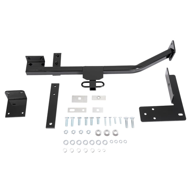 ALMULOO Class 1 Trailer Hitch 1.25" Receiver Compatible with 2005-2014 Volkswagen Jetta, 2010-2014 Volkswagen Golf Rear Bumper Towing Powder Coated