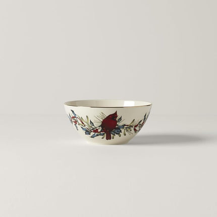 Lenox Winter Greetings 12 Piece Set Bowl, Medium Ivory