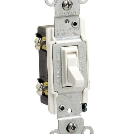 Leviton Toggle 3-Way AC Quiet Switch15 Amp, 120 Vo