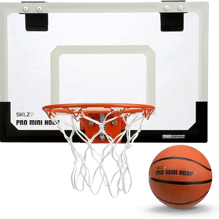 SKLZ 18" Mini Basketball Hoop with Shatterproof Ba