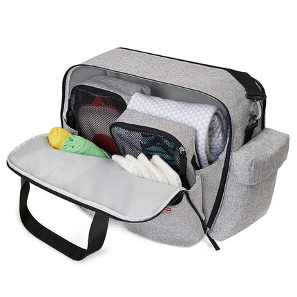Skip Hop Duo Signature Weekender Changing Bag, Grey Melange