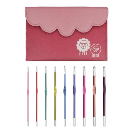 KnitPro Zing Deluxe Single-Ended Crochet Hook Set 