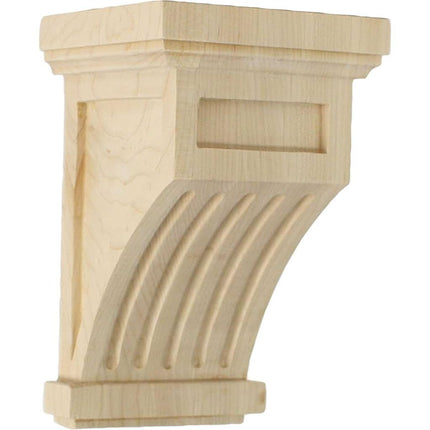 Ekena COR04X04X07FLRO Wood W x 4 1/4" D x 7" H Flu