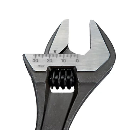 Bahco BHADJUST 3 ADJ3 Set of 3 Adjustable Wrenches (8070/8071 / 8072), Grey, 16 degree head angle