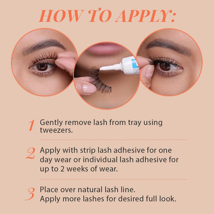 Ardell Naked Lashes Natural 423 with Invisiband – Lightweight Strip Lashes, Eyelashes Natural Look for Everyday Wear, 4 Pairs