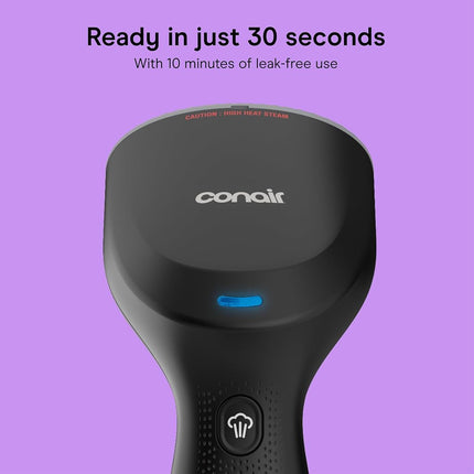 Conair Compact Garment Steamer for Clothes, Small Size Tackles Big Wrinkles with Fast Heat Up
