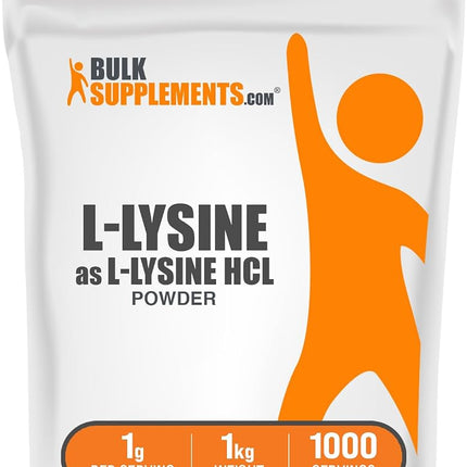 BulkSupplements.com L-Lysine Powder - as L-Lysine 