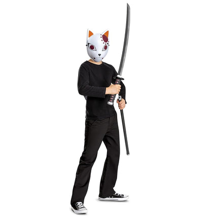 Disguise Demon Slayer Tanjiro Warding Mask Fancy Dress Accessory for Kids