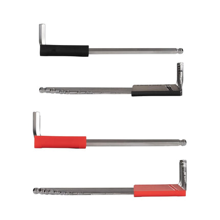 TEKTON Ball End Hex Key Set, 28-Piece (0.050-3/8 in., 1.3-10 mm) with Holder | KLX91301