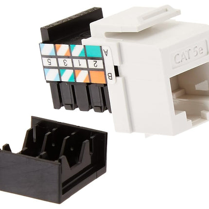 Leviton 25-Pack, GigaMax 5E QuickPort Connector, C