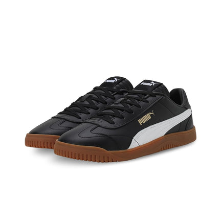 Puma Men's Club 5v5 Shoes Sneaker, Black White Gold, 10