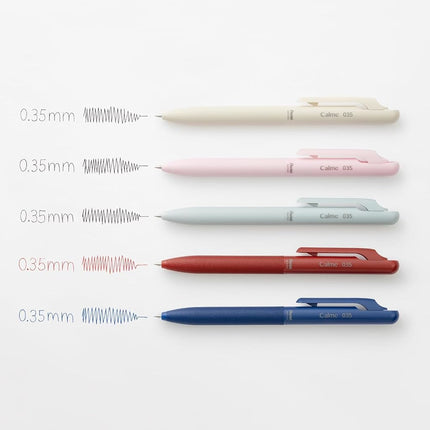 Pentel Calme Ballpoint Pen, 0.35mm, Pink, 10 Count BXA103P-A (10)