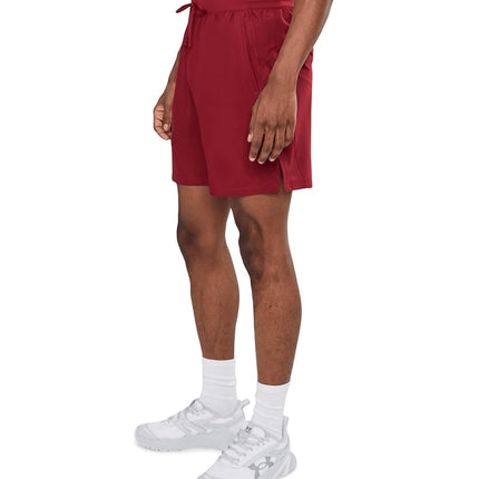 Under Armour Men's Launch Run 7 Inch Unlined Shorts, (625) Cardinal/Cardinal/White, X-Large