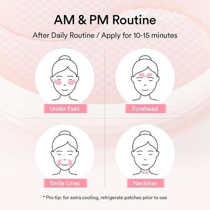 Abib PDRN Retinal Eye Patch, Hydrogel Masks for Dark Circles, Puffiness, Fine Lines, 60 Patches, 84g, with Niacinamide, K-Beauty Skincare