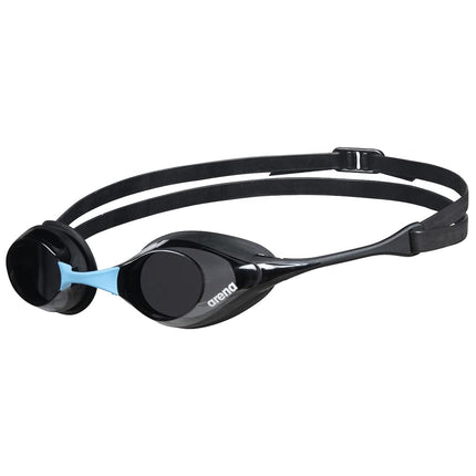 ARENA Cobra Original Swipe Unisex Adult Racing Swimming Goggles, Swimming Pool Goggles with UV Protection Anti-Fog Lenses, 4 Interchangeable Nose Bridges