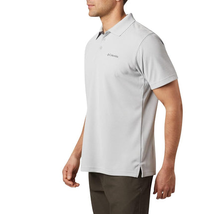 Columbia Men's Utilizer Polo Shirt, Cool Grey, Large Tall