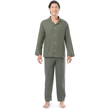 Fruit of the Loom Men's Long Sleeve Broadcloth Paj