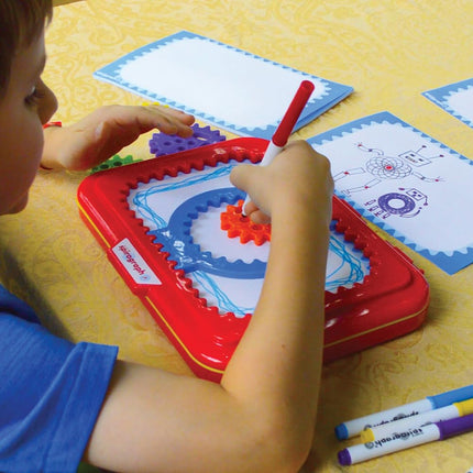 Spirograph Jr. — Jumbo Sized Gears Classic Retro Toy For Spiral Drawing Art Design Toy Kit for Smaller Hands — For Kids Ages 3 and Up