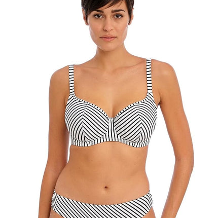 Freya 7234 Jewel Cove Bikini Brief - 7234 Stripe Black