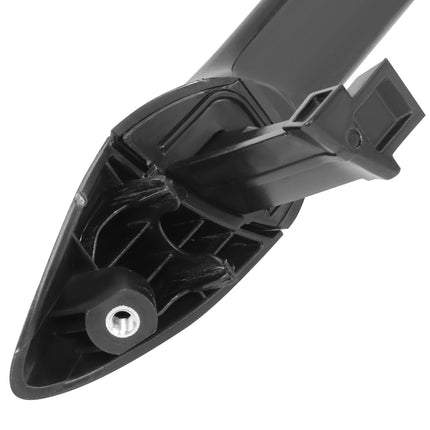 DNA MOTORING Rear Left Outer Door Handle Compatible with 11-16 Hyundai Elantra 11-16, Black, OEM-DHO-01201