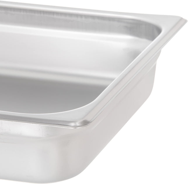 Carlisle FoodService Products Durapan Stainless Steel Steam Table Pan, Commercial Food Pan, Chafing Pan with Spoonable Corners for Catering, Buffets, Restaurants, 2.5 Inches Deep, Silver, (Pack of 6)
