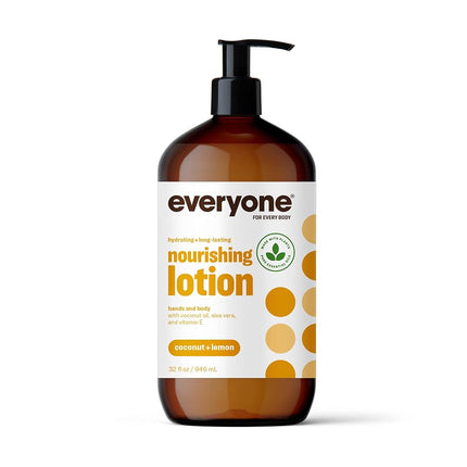 EO Everyone Lotion, Coconut plus Lemon, 32 Fl Oz