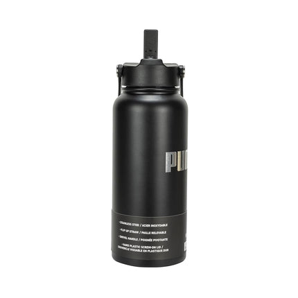 PUMA Evercat 32 oz Stainless Steel Water Bottle, Black, 32 Ounces