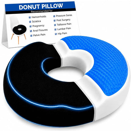 AnboCare Donut Gel Sitting Pillow - Orthopedic Mem