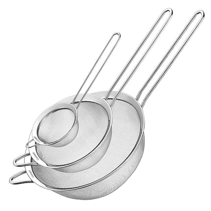 Cuisinart Set of 3 Fine Mesh Stainless Steel Strainers, CTG-00-3MS