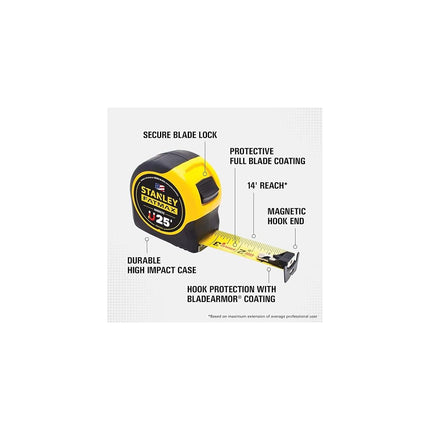 Stanley FMHT33865S FATMAX 25' Magnetic Tape